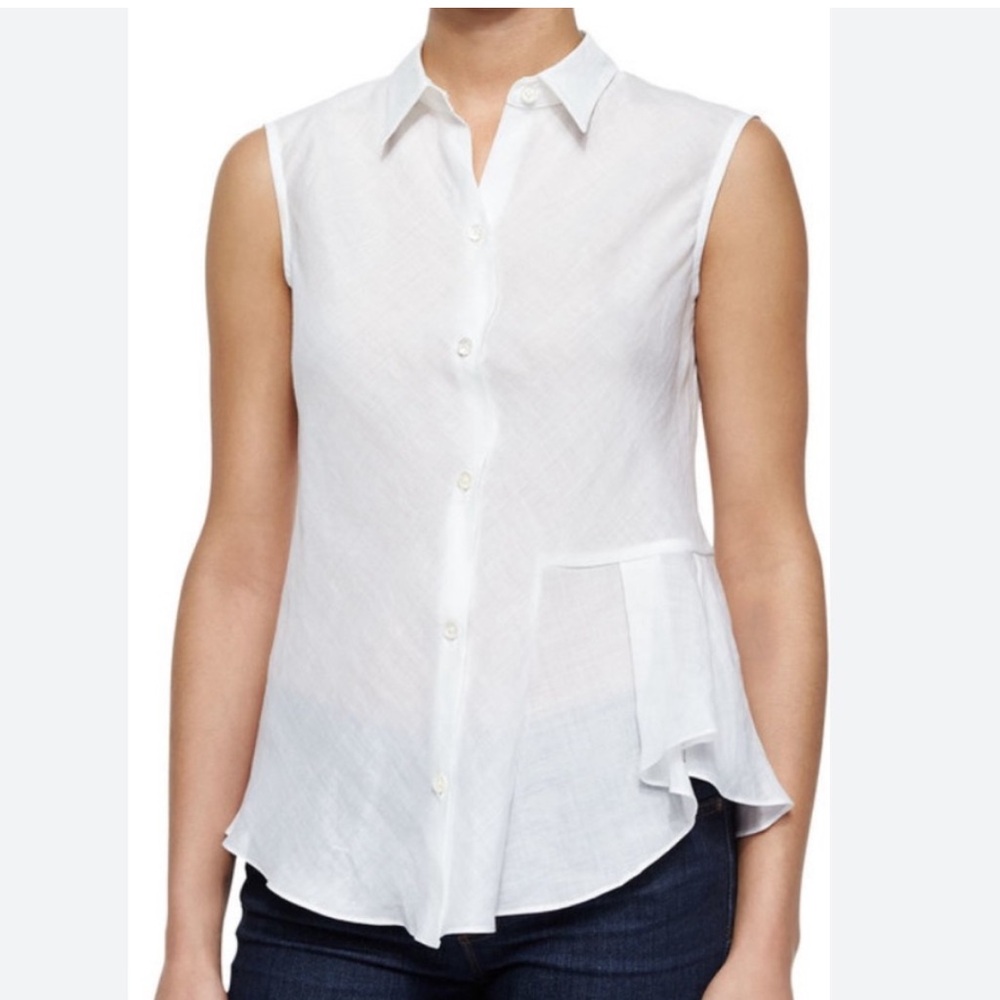Theory | Biaz sleeveless button down